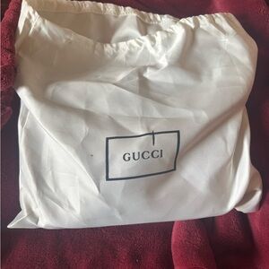 Gucci White Dust Bag